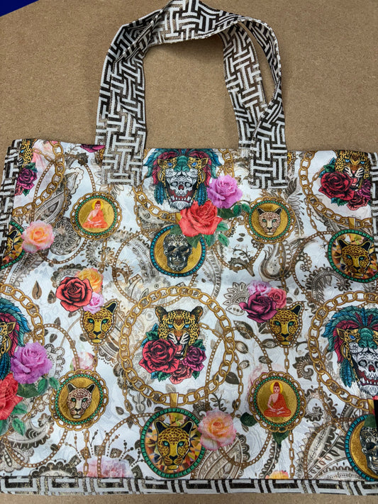 Strandtas skull panter