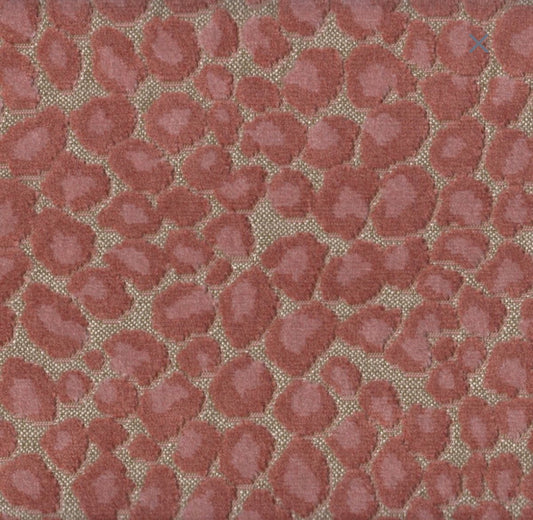 Kussen Panter velvet oud roze