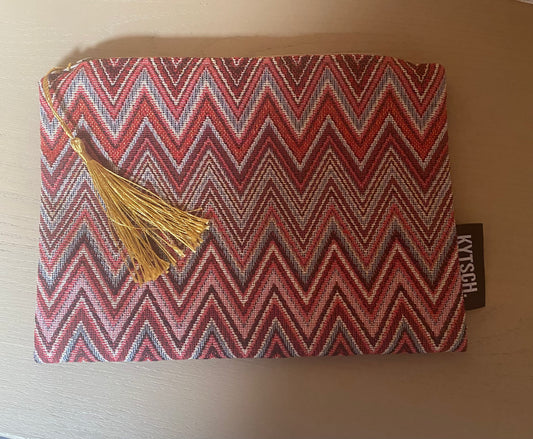 Toilettasje Rood ZigZag