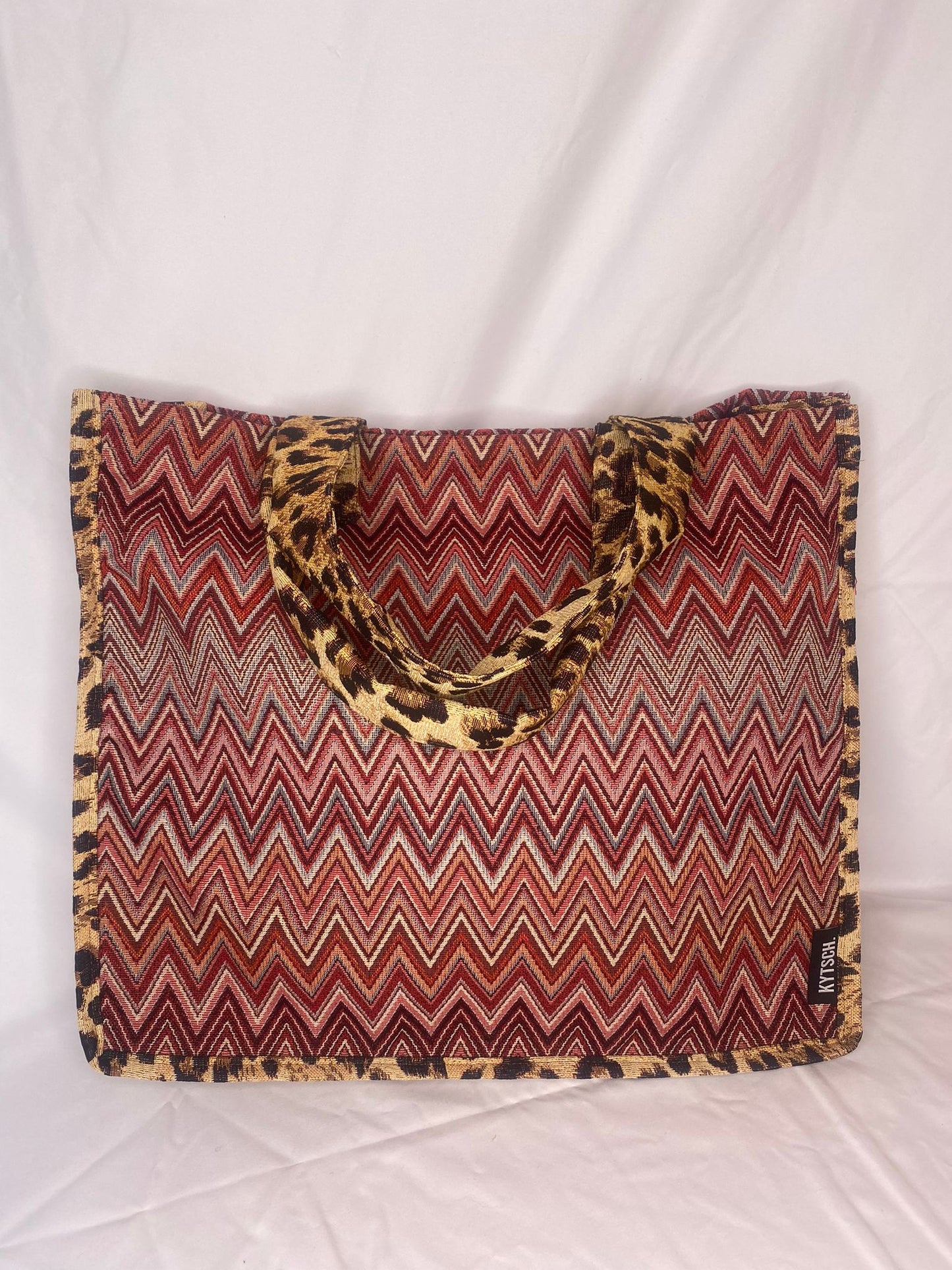 Kytsch tas zigzag rood