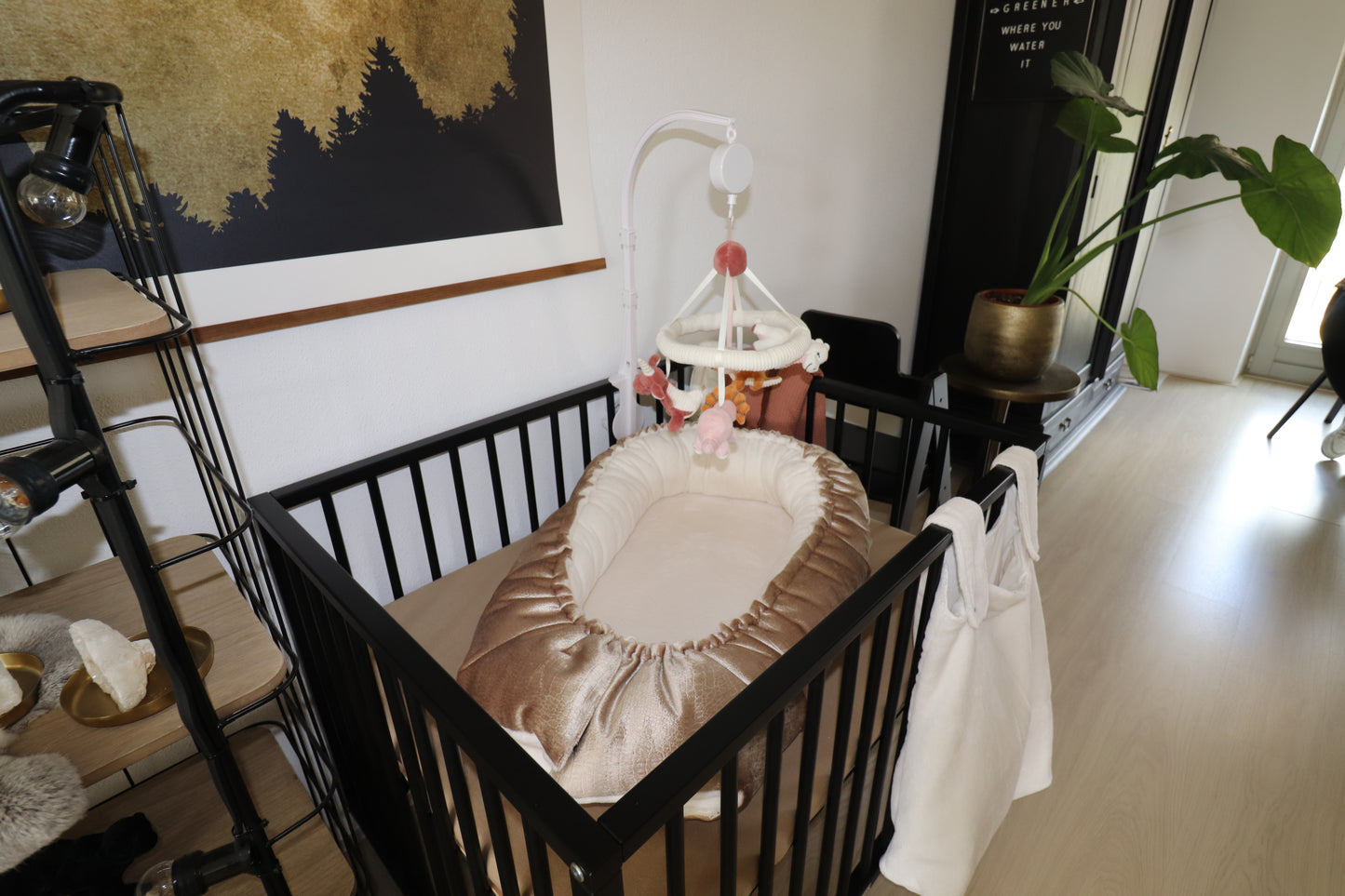 Babynestje Croco Goud